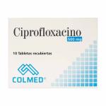 CIPROFLOXACINO 500 MG 10 TBS