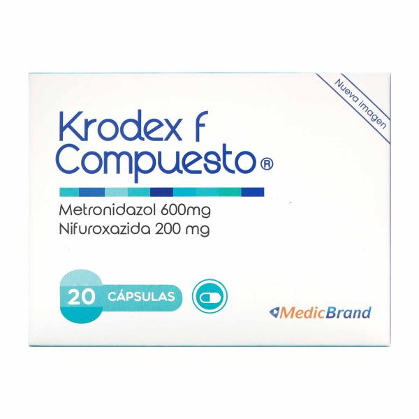 KRODEX F COMPUESTO 600 MG 20 CAP COA