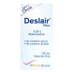 DESLAIR 0.05% SOL.ORAL CHICLE 120 ML COA