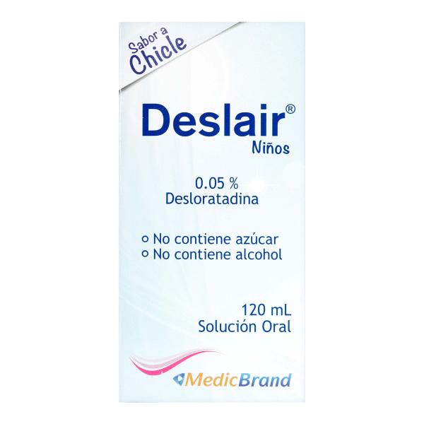 DESLAIR 0.05% SOL.ORAL CHICLE 120 ML COA