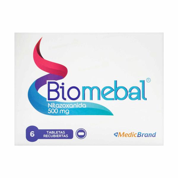 BIOMEBAL 500 MG CAJA 6 TABLETAS COA