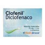 CLOFENIL 75 MG/3ML CAJA 6 AMPOLLAS COA