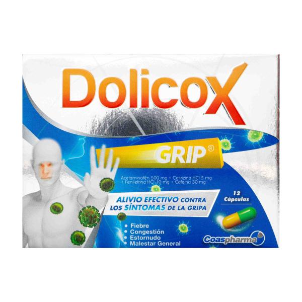 DOLICOX GRIP CAJA 12 CAPSULAS COA