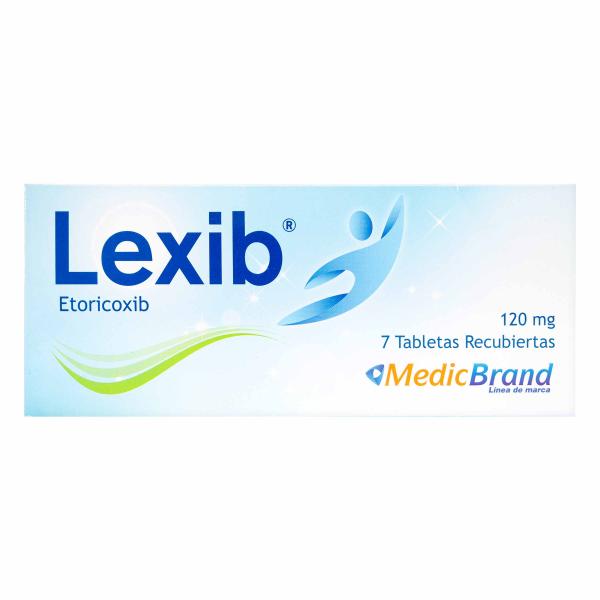 LEXIB 120 MG 7 TABS COA