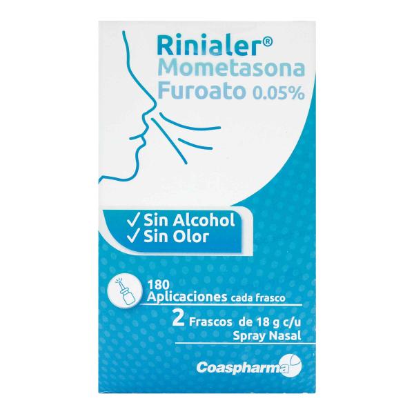 RINIALER SPRAY NASAL 18 GR 2 UDS COA