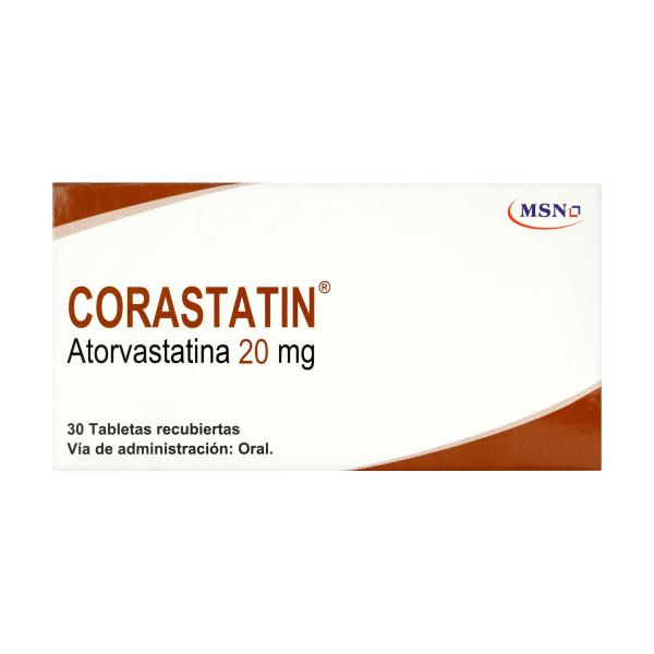 CORASTATIN 20 MG 30 TBS(SAV)