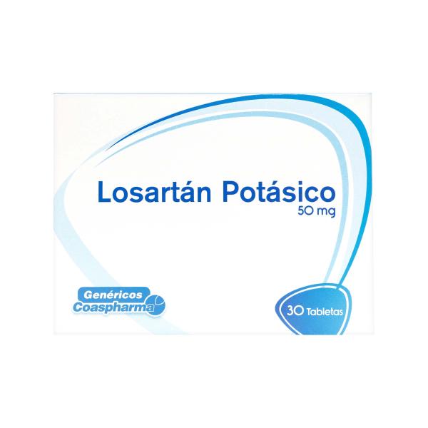 LOSARTAN POTASICO 50 MG 30 TBS COA