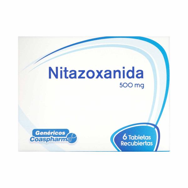 NITAZOXANIDA 500 MG 6 TBS COA