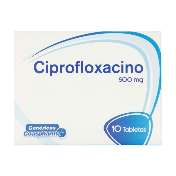 CIPROFLOXACINO 500 MG 10 TBS COA