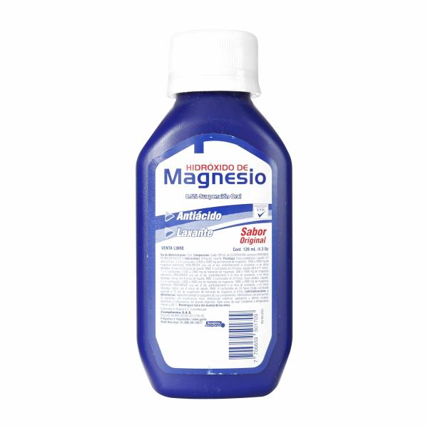 HIDROXIDO DE MAGNESIO 8.5% 120 ML COA