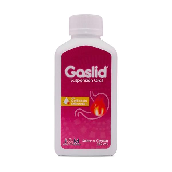 GASLID CALENDULA SUSP.CEREZA 360 ML ICOM