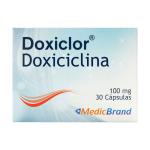 DOXICLOR 100 MG 30 CAPS COA