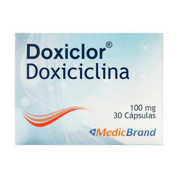 DOXICLOR 100 MG 30 CAPS COA