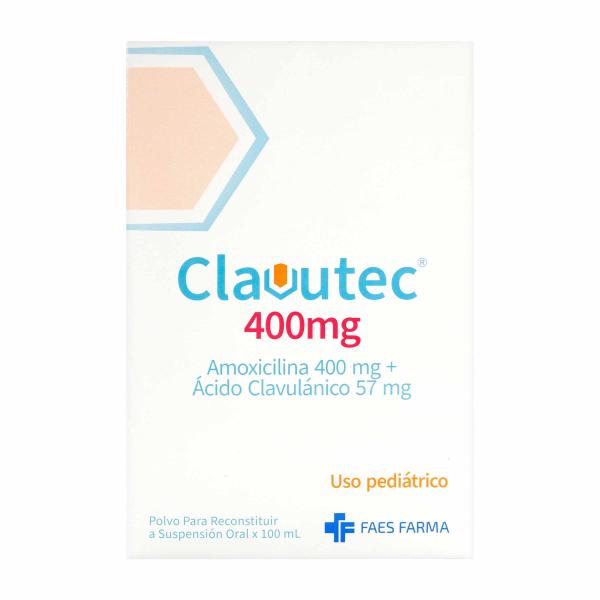 CLAVUTEC 400 MG + 57 MG/5 ML FCO 100ML