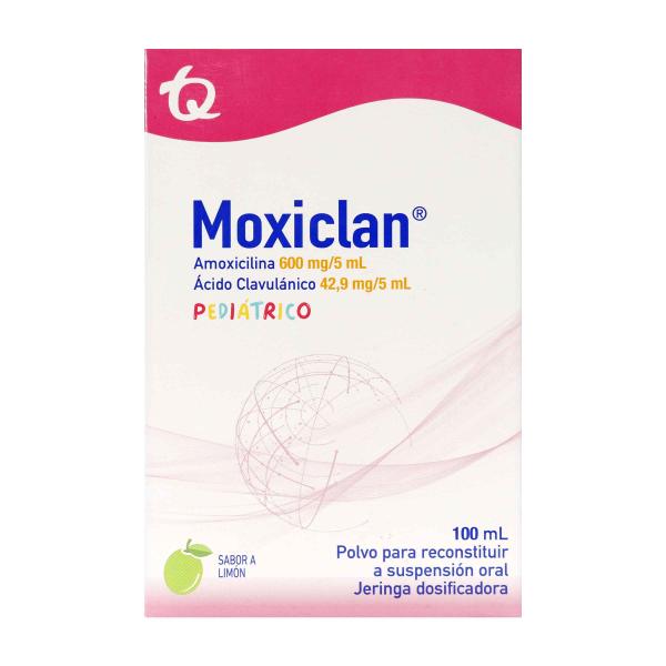 MOXICLAN PEDIAT.600 MG/5ML FCO 100ML MK
