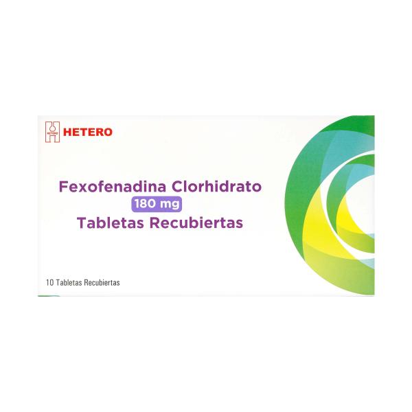 FEXOFENADINA CLORHIDRA.180 MG CJ 10 TABS