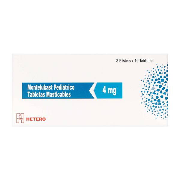 MONTELUKAST PED.4 MG 30 TBS MAS(M)30268