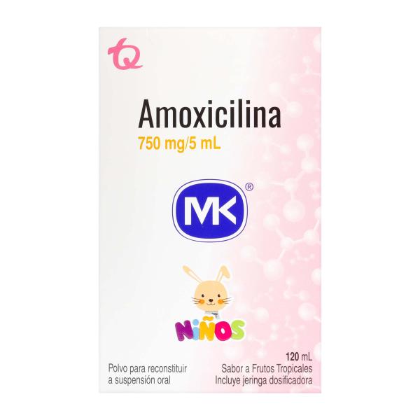 AMOXICILINA 750 MG/5ML SUSPENSION 120 ML