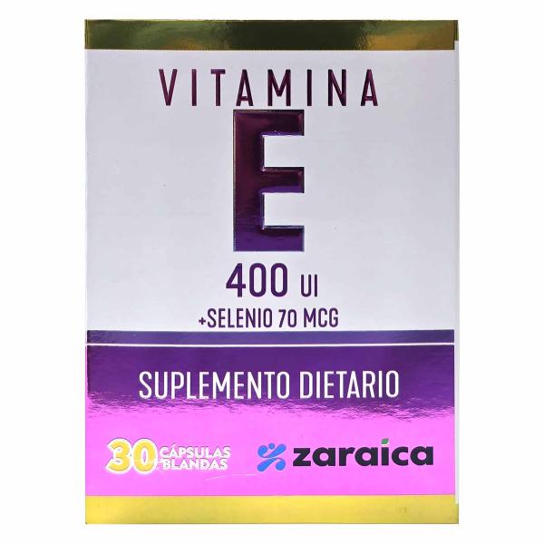 VITAMINA E 400 UI+SELE.70 MCG 30 CAPS.