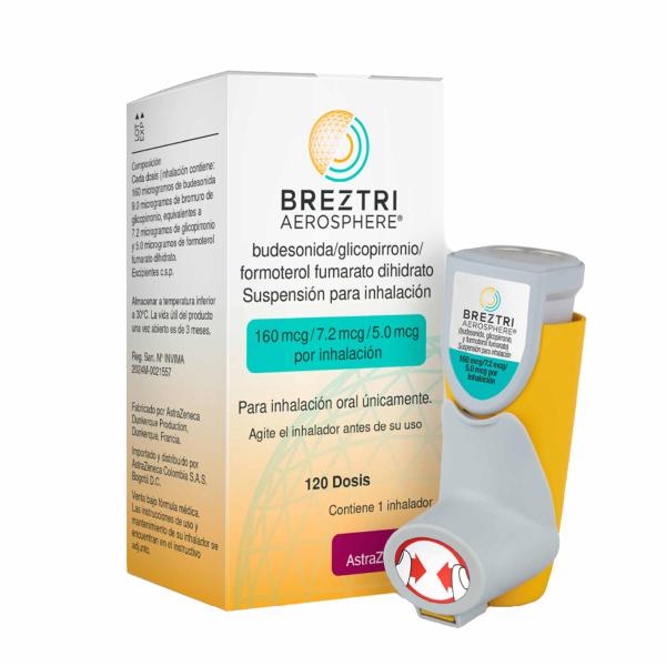 BREZTRI AEROS. 160/7.2/5 MCG SOL/INH(SC)