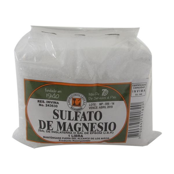SULFATO DE MAGNESIA 500 GR LEON