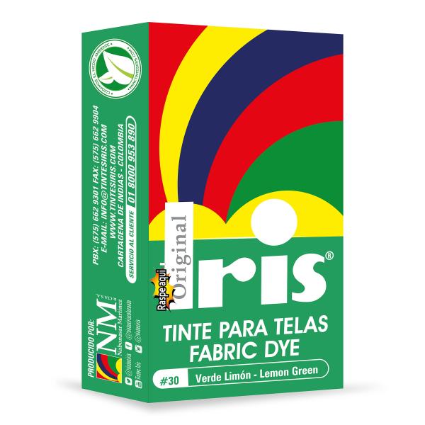 TINTE IRIS 30 VERDE LIMON 9 GR