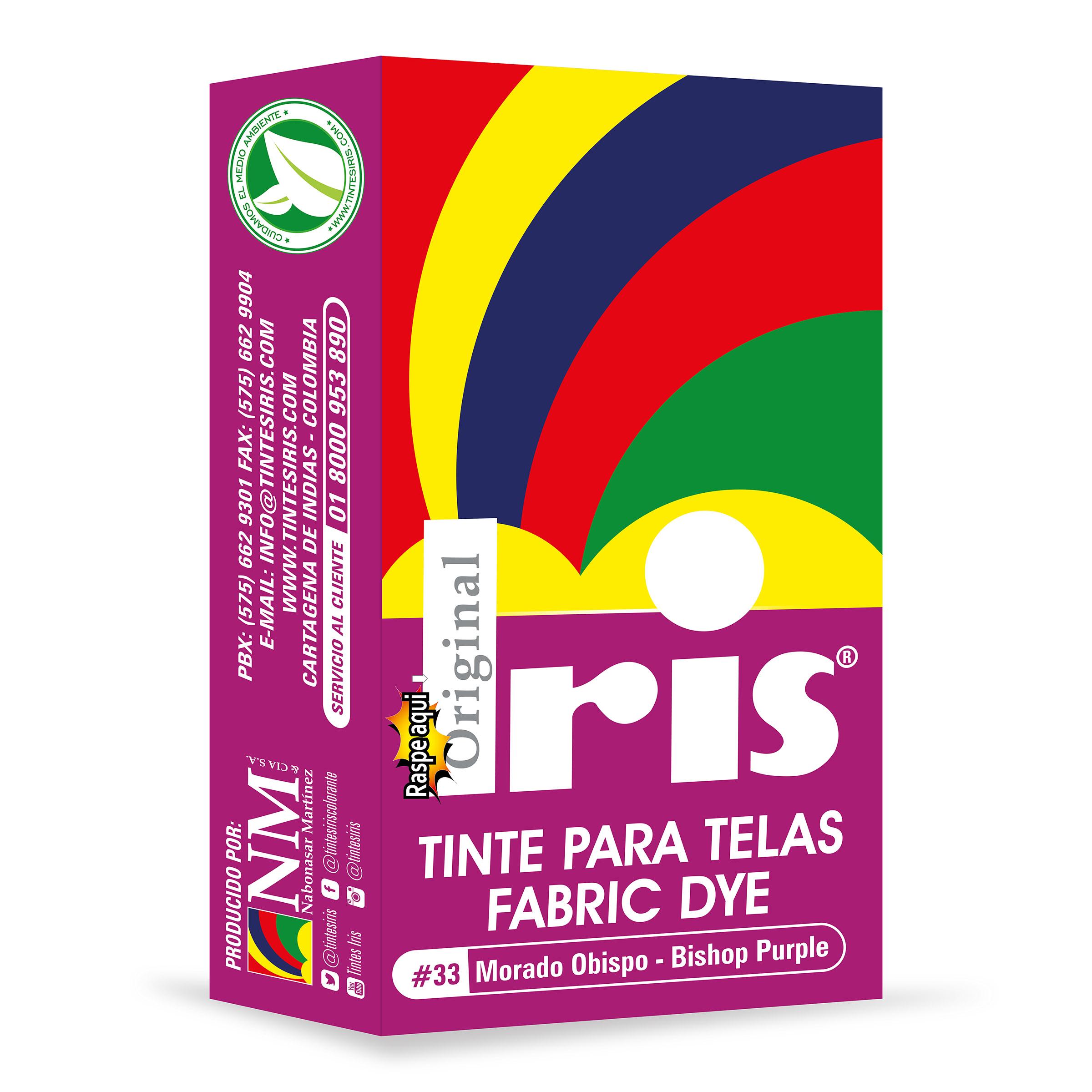 TINTE IRIS 33 MORADO OBISPO 9 GR