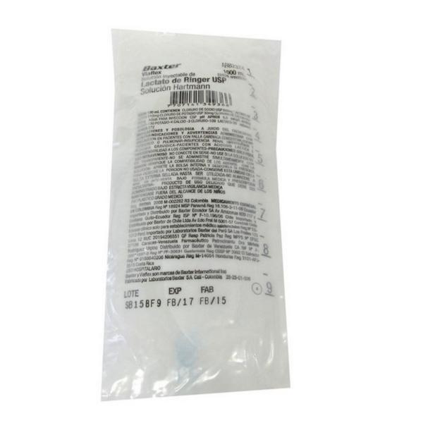 SOLUCION LACTATO RINGER 1000ML ARB2324