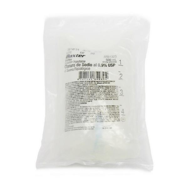 SUERO FISIOLOGICO CLOR.SODIO 500 ML 1323