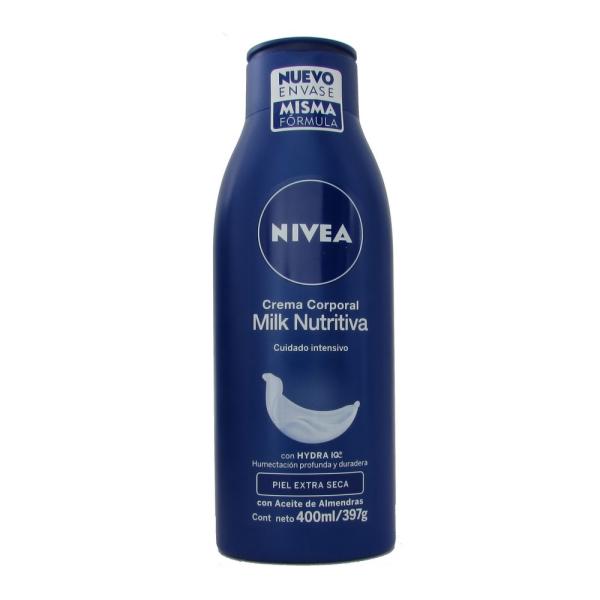 CREMA NIVEA B.MILK NUTRITI (ALMEND)400ML