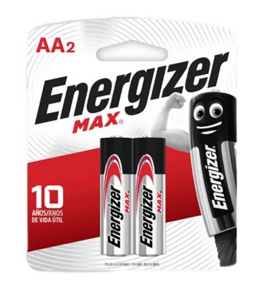 PILA ENERGIZER MAX ALKALINA AA 2 UND