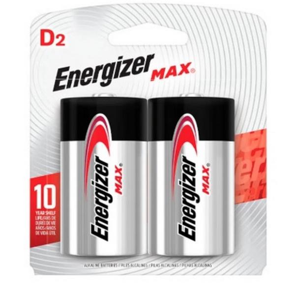 PILA ENERGIZER MAX ALKALINA GDE.2 UND