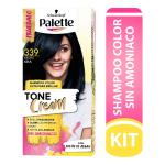 PALETTE TONE CREAM D.TUBO 339 NEGRO AZUL