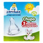 CHUPO CORCHITO BLANCO # 2 MED.