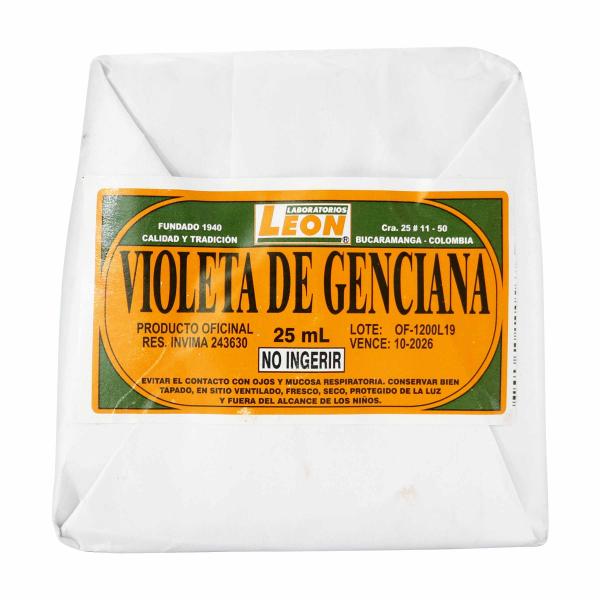 VIOLETA DE GENCIANA 25 ML 12 UND LEON