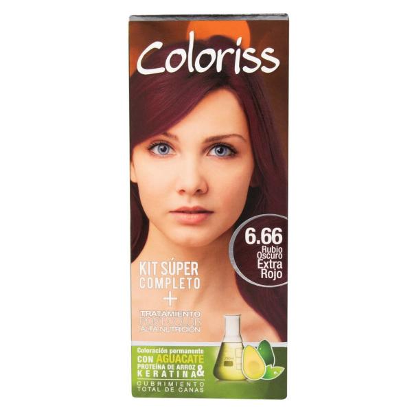 COLORIS KIT 666 RUBIO OSCURO.EXT.ROJ.