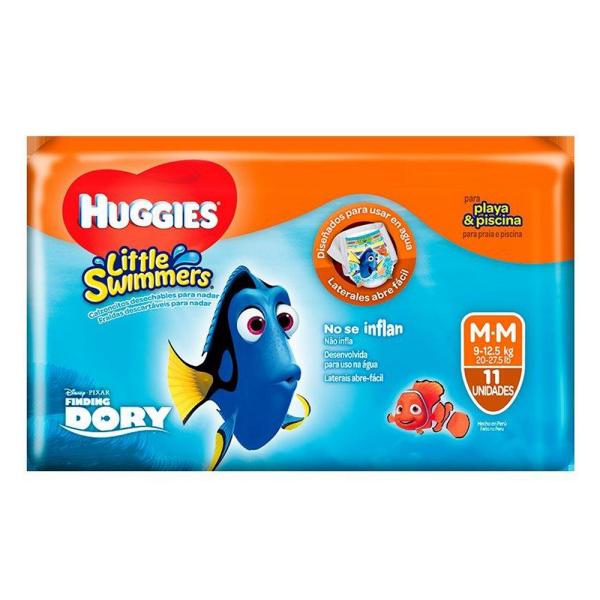 PAN.BANO HUGGIES LITTLE SWIME.P-M 11 UND