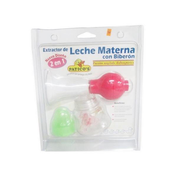 EXTRACTOR LECHE 2 EN 1 C.BIBERON PATICOS