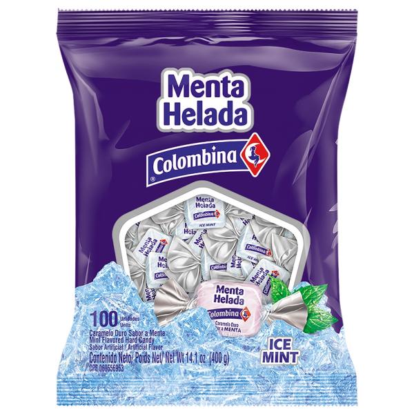 MENTA HELADA COLOMBINA 100 UND