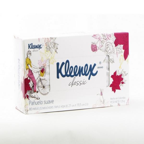 PANUELOS KLEENEX SUPER TR.HOJ.3PL 80 UND