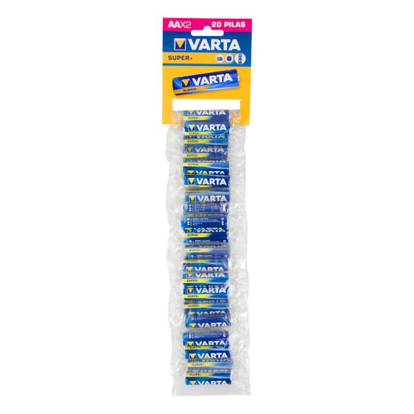 PILA VARTA CARBON AA TIRA 20 UND