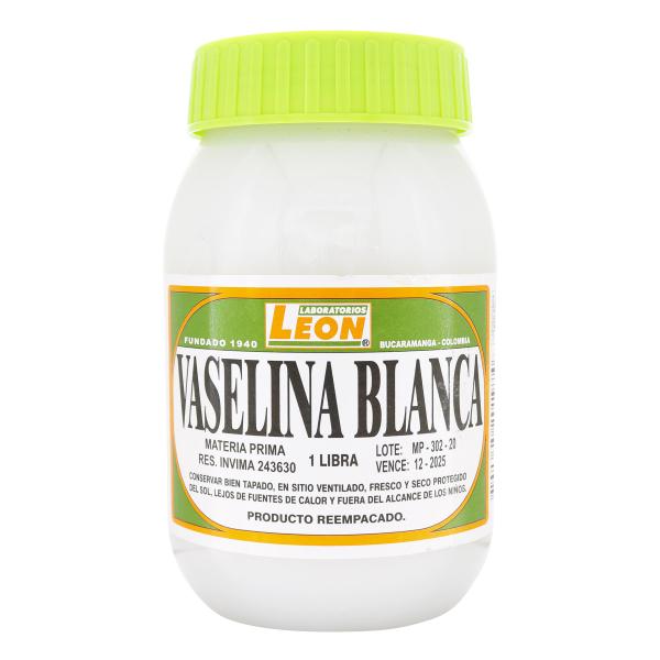 VASELINA BLANCA 500 GR LEON