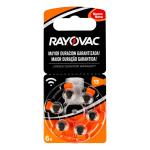 PILA AUDICION RAYOVAC TAMANO 13 X 6 UND