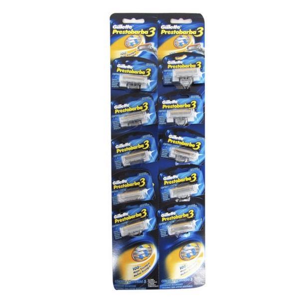 MAQ.PRESTOBARBA GILLETTE 3 10 UND