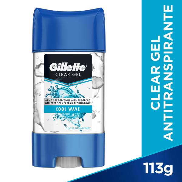 DTE.GILLETTE INV GEL COOL WAVE 113 GR H