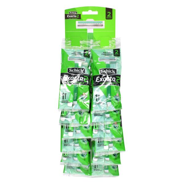 MAQ.SCHICK EXACTA PIEL SENSIBLE 12UDS