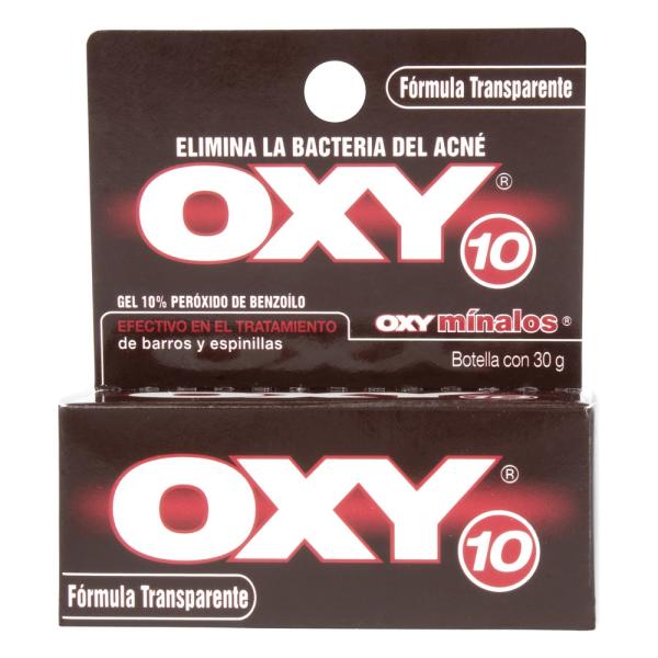 OXY 10 COLOR TRANSPARENTE 30 GR