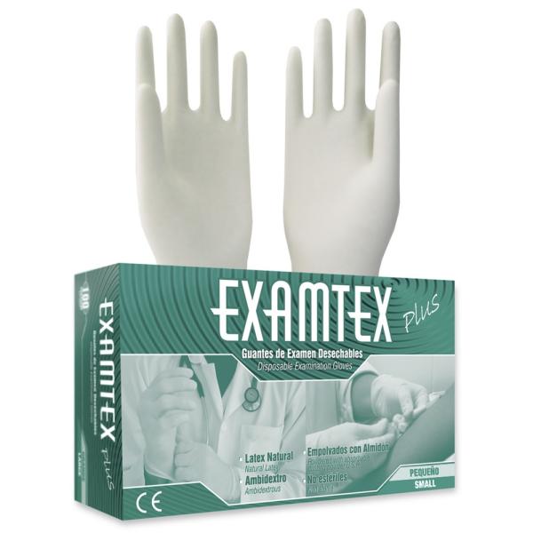 GUANTE EXAMTEX PROTEX 100 UND T.S