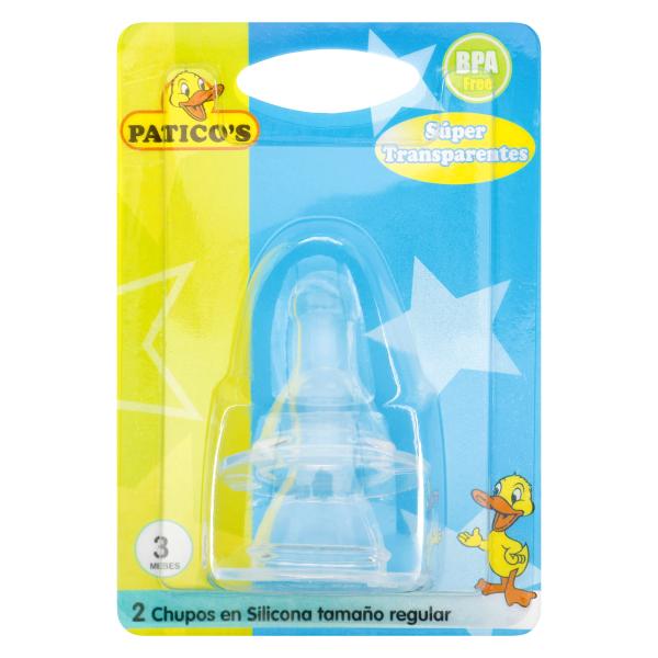 CHUPO PATICOS CTE SILICONA 2 UDS
