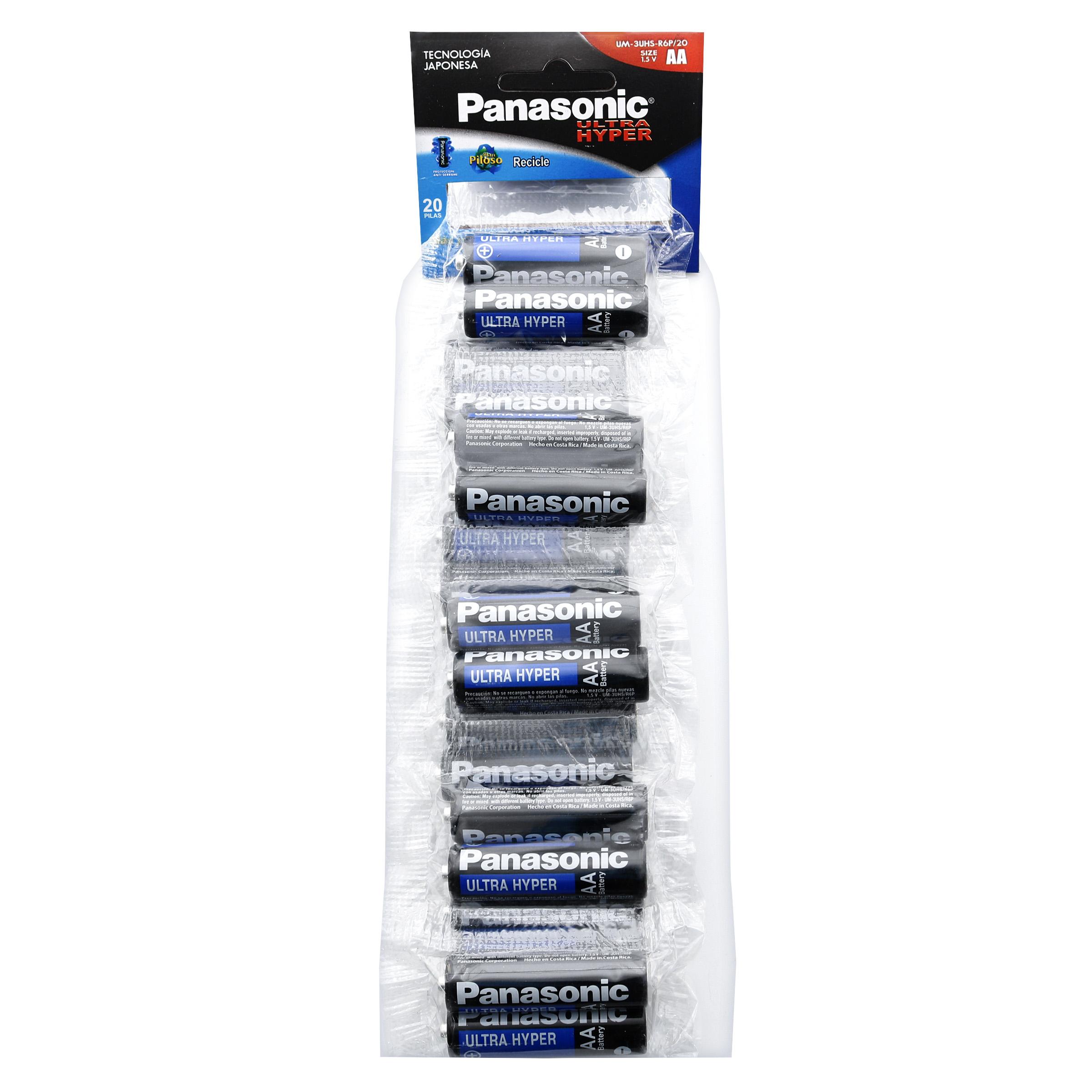 PILA PANASONIC AA TIRA 20 UND